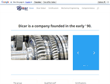 Tablet Screenshot of dicarsrl.com